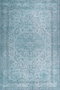 Conceptum Folk Chenille - Alfombra Azul 75 x 230 cm